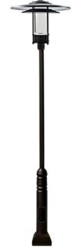138.5 Inch 30W 1 LED Large Hat Post Mount by Dabmar - GM5100-LED30