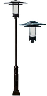138.5 Inch 1 Light Large Hat Post Mount by Dabmar - GM5100