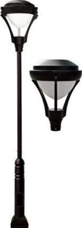 145.75 Inch 30W 1 LED Large Post Mount by Dabmar - GM5900-LED30