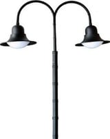 Drop Light Post Top Fix 2X 50W Hps 120V by Dabmar - GM623