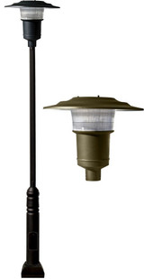 135 Inch 1 Light Large Post Mount by Dabmar - GM6550