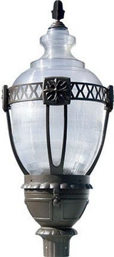 Acorn 37 Inch 120W 1 Led Post Top Mount by Dabmar - GM66A
