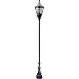 159 Inch 75W 1 LED Clear Top Decorative Base Acorn Post Mount by Dabmar - GM8930-LED75