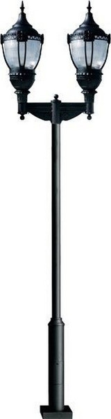 One Light Outdoor Post Lantern by Dabmar GM8063 - GM8063