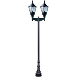 168 Inch 150W 2 LED Dark Sky Top Decorative Base Acorn Post Mount by Dabmar - GM8960-LED75