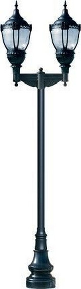 Acorn Two Light Outdoor Post Mount by Dabmar GM8965 - GM8965