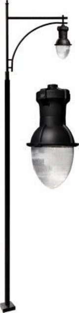 322 Inch 120W 1 LED Drop Light Post Mount by Dabmar - GM9290-LED120