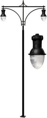 322 Inch 150W 2 LED Drop Light Post Mount by Dabmar - GM9295-LED75