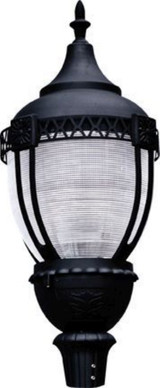 39.5 Inch 120W 1 LED Acorn Post Top Mount by Dabmar - GM910-LED120