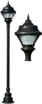 150 Inch 30W 1 LED Post Mount With Decorative Base by Dabmar - GM9000-LED30