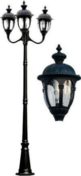101 Inch 27W 3 LED Three Head Post Mount by Dabmar - GM9303-LED9
