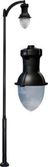 200 Inch 120W 1 LED Drop Light Post Mount by Dabmar - GM9270-LED120