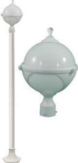Natalie 105.5 Inch 16W 1 LED Post Mount by Dabmar - GM9701-LED16