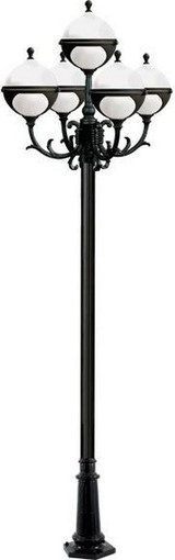 Natalie Post Light Fix 130W 5X Dl-S26-Gu24 120V by Dabmar - GM9721