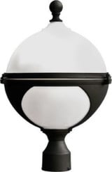 Natalie 18.5 Inch 16W 1 LED Post Top Mount by Dabmar - GM972-LED16