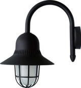 Marquee 13W 1 Light Frosted Glass Outdoor Wall Mount by Dabmar - GM998