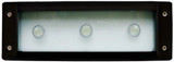 Cast Alum Open Face Step Light 9W Led Board 3Leds 64K 12V by Dabmar - LV-LED622
