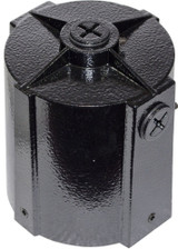 Accessory 4.25 Inch Post Top With Three Knockout by Dabmar - P-BRK-PTKN