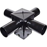 Accessory 12 Inch Four Horizontal Arm With 4x4 Inch Post Mount by Dabmar - P-FOURHOR