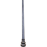 Accessory 10ft Fluted Post With Decorative Base by Dabmar - PT-10BASEFL