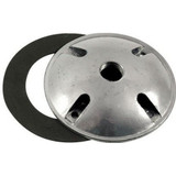 Accessory 4.55 Inch Female Round Box Cover With One Hole by Dabmar - P-11-FRN