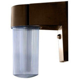 1 Light Polycarbonate Outdoor Wall Mount 9 Inch Tall by Dabmar - W2800