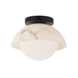 Moonstone 11W 1 LED 9.88 Inch Wide Semi Flush Mount by dweLED - FM-43310