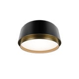 Salvo 18W 1 4CCT LED Flush Mount 4 Inch Tall and 9 Inch Wide by dweLED - FM-20509