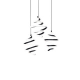 Whirl 63W 3 LED Medium Pendant by Dweled - PD-19403R