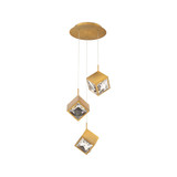 Ice Cube 21W 3 LED Medium Pendant by Dweled - PD-29303R