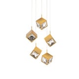 Ice Cube 36W 5 LED Large Pendant by Dweled - PD-29305R