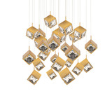 Ice Cube 180W 25 LED Oversized Pendant by Dweled - PD-29325S