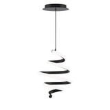 Whirl 21W 1 LED Small Pendant by Dweled - PD-19408