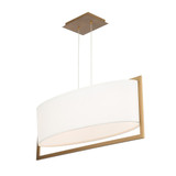 Park Avenue 29.2W 31 LED Linear Pendant 10.5 Inch Wide by dweLED - PD-33331