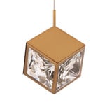 ICE Cube 11W 1 LED Mini Pendant 8 Inch Tall and 6.63 Inch Wide by dweLED - PD-29308
