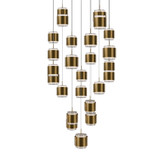 Banded 232W 25 4CCT LED Pendant 5 Inch Tall and 28 Inch Wide by dweLED - PD-68925S
