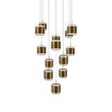 Banded 126W 13 4CCT LED Pendant 5 Inch Tall and 20 Inch Wide by dweLED - PD-68913S