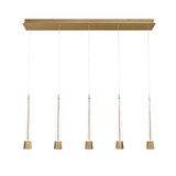 Quill 40W 5 LED Light Mini Pendant by Dweled - PD-59405L