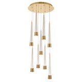 Quill 72W 9 LED Light Large Pendant by Dweled - PD-59409R