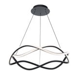 Swerve 2 Light Medium Chandelier by DweLED - PD-67426