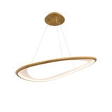Oyster 38W 1 4CCT LED Pendant 0.75 Inch Tall and 33 Inch Wide by dweLED - PD-41433