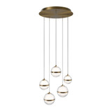 Cyllindra 48W 5 4CCT LED Pendant 6.38 Inch Tall X 5.88 Inch Wide by dweLED - PD-77505R