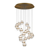 Cyllindra 196W 21 4CCT LED Pendant 6.38 Inch and 5.88 Inch Wide by dweLED - PD-77521R
