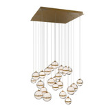 Cyllindra 236W 25 4CCT LED Pendant 6.38 Inch and 29 Inch Length by dweLED - PD-77525S