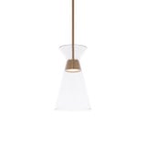 Chandra 15.18W 1 LED Mini Pendant 14 Inch Tall and 8 Inch Wide by dweLED - PD-87214
