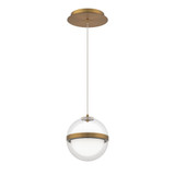 Cyllindra 14W 1 4CCT LED Mini Pendant 6.38 Inch X 5.88 Inch Wide by dweLED - PD-77506