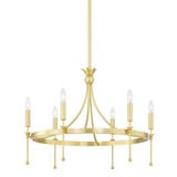 Gates 6 Light Oversized Chandelier by Hudson Valley - 4327