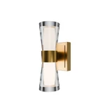 Hourglass 9W 1 4CCT LED Wall Sconce 10 Inch Tall X 4.13 Inch Wide by dweLED - WS-91510