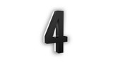 Abs 3W LED 4 Light Outdoor Wall Mount 7 Inch Long by Modernlights - ABS-LN7-4