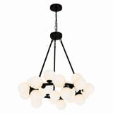 Arya 25 LED Light Medium Chandelier by CWI - 1020P26-25